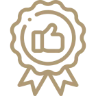 Thumbs up emblem design